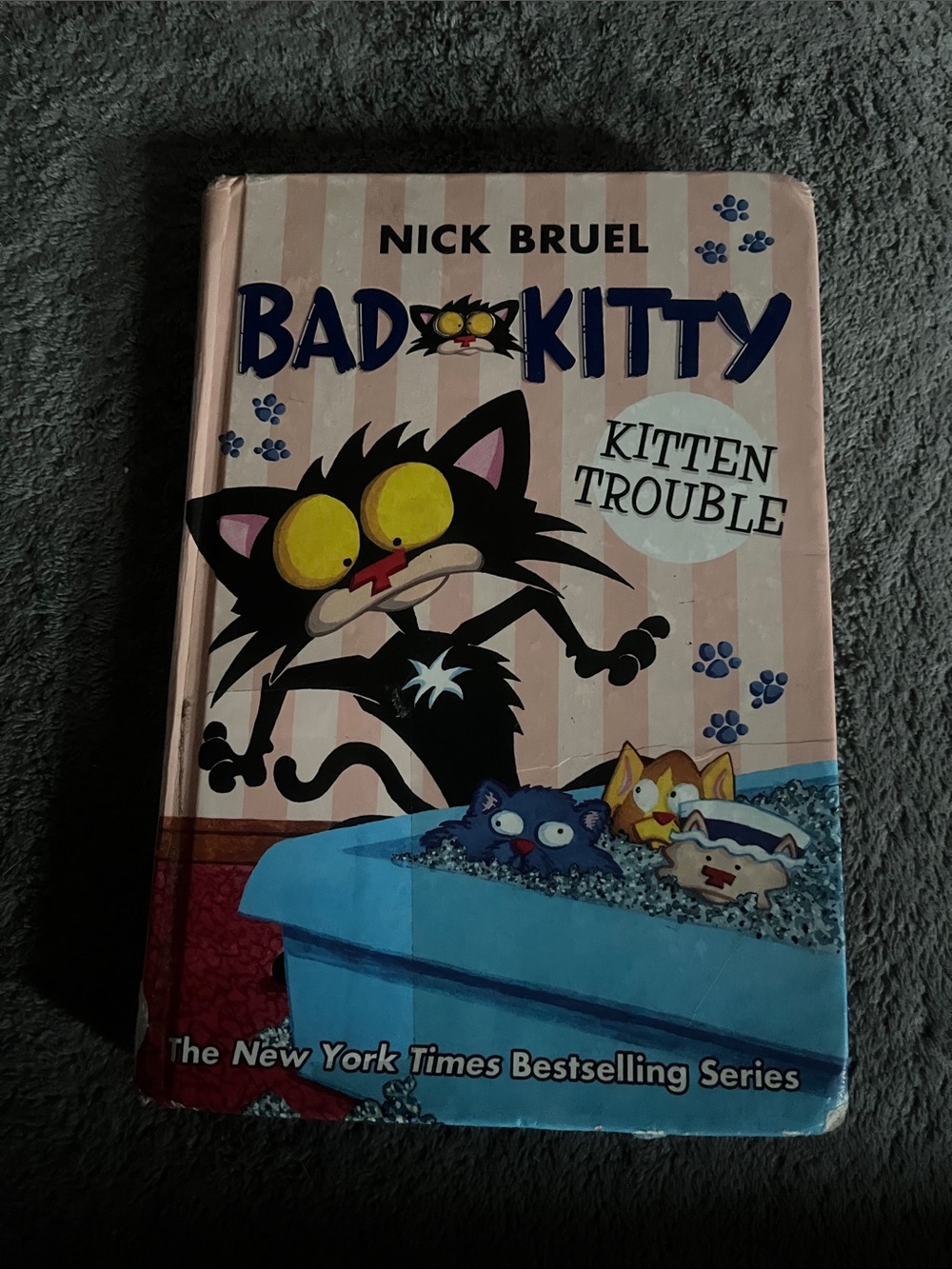 Bad Kitty: Kitten Trouble by Nick Bruel - Pink Cover